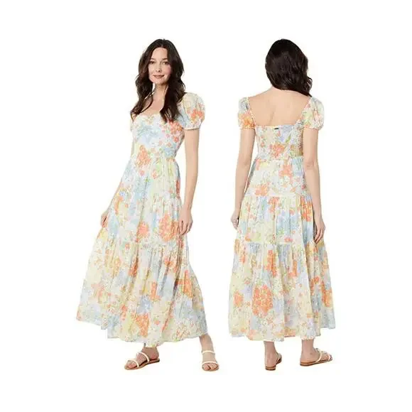 chinese dress ladies Billabong Women's Daybreak Midi Dress, Toasted Coconut / Medium